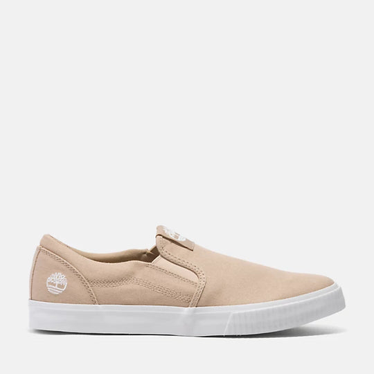 Timberland Mylo Bay Low Slip On Sneaker Light Beige Canvas