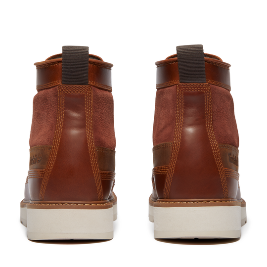 Timberland Britton Mills Mid Lace Up Boot Rust Full Grain
