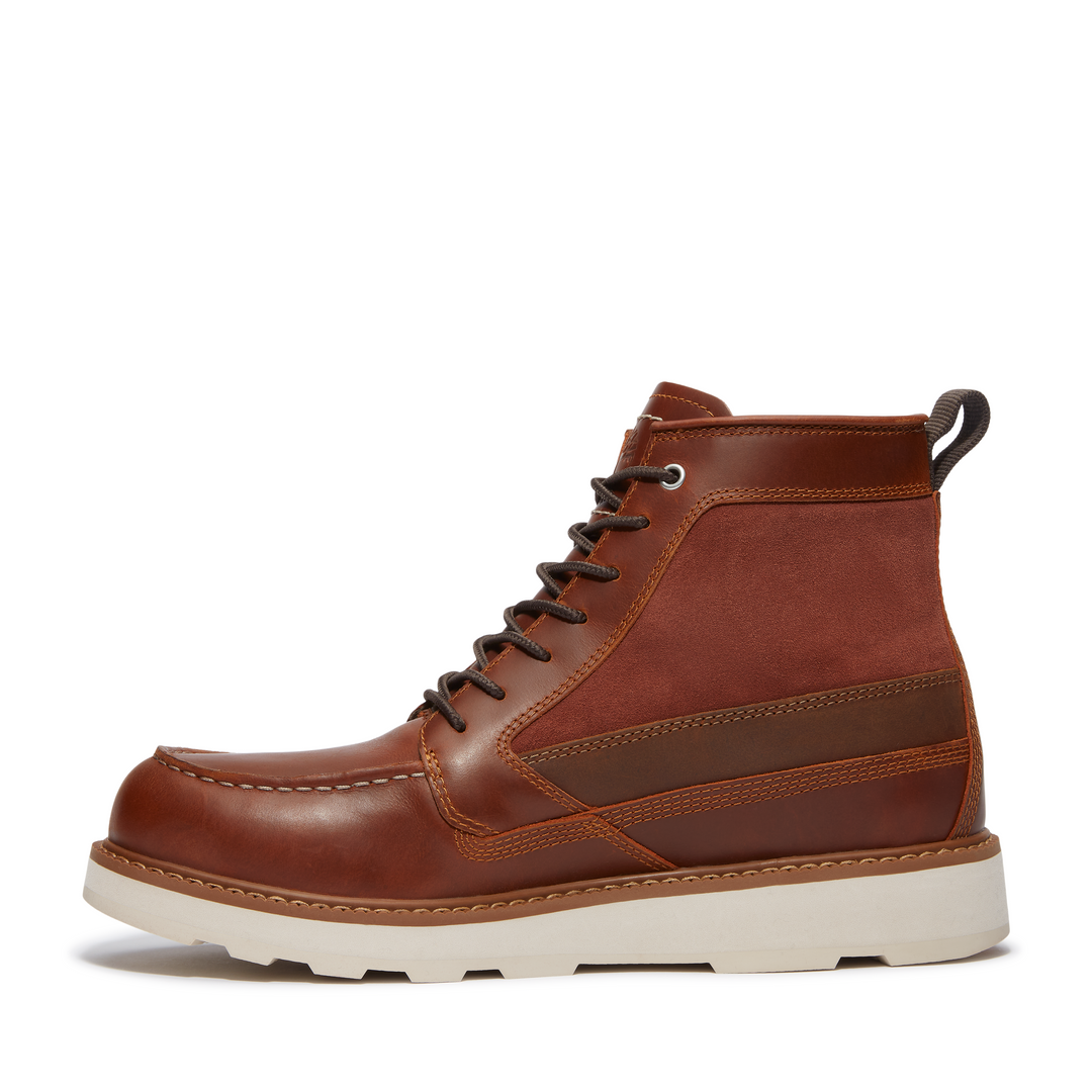 Timberland Britton Mills Mid Lace Up Boot Rust Full Grain