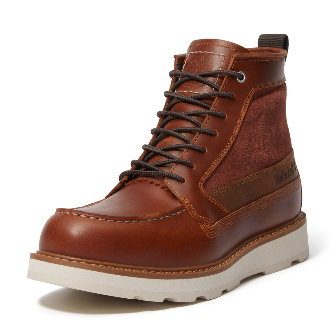 Timberland Britton Mills Mid Lace Up Boot Rust Full Grain