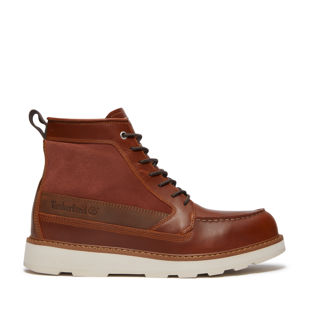 Timberland Britton Mills Mid Lace Up Boot Rust Full Grain