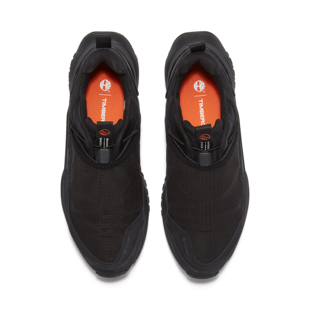 Timberland Mens Low Lace UP Waterproof Sneaker Sort