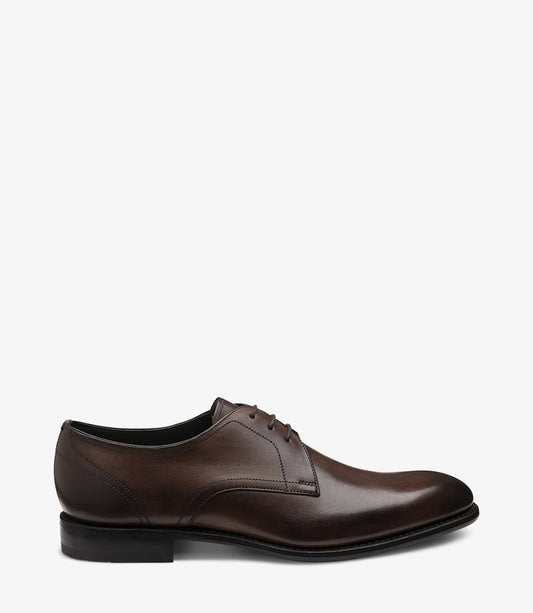 Loake Atherton Dark Brown Goodyear Welted Leather Shoes