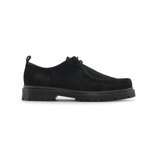 Playboy Alain Black Suede - sort ruskind