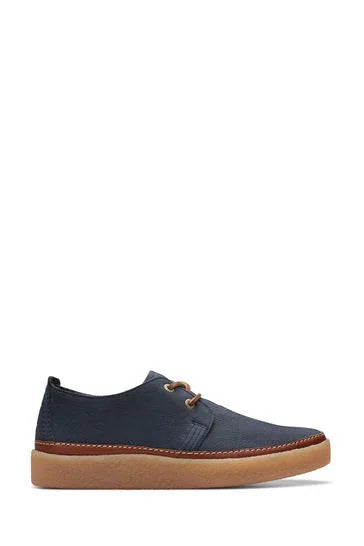 Clarks Clarkwood Low Navy Nubuck Leather