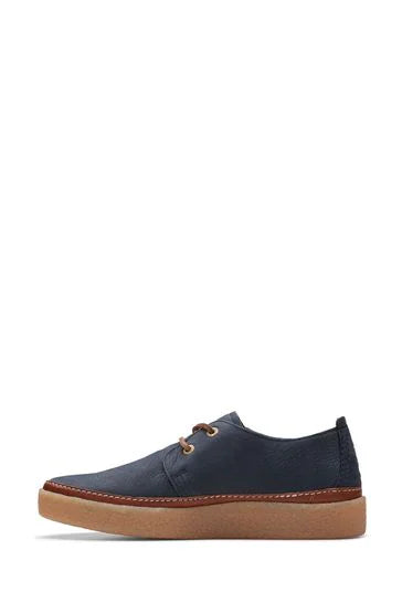 Clarks Clarkwood Low Navy Nubuck Leather