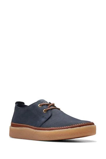 Clarks Clarkwood Low Navy Nubuck Leather