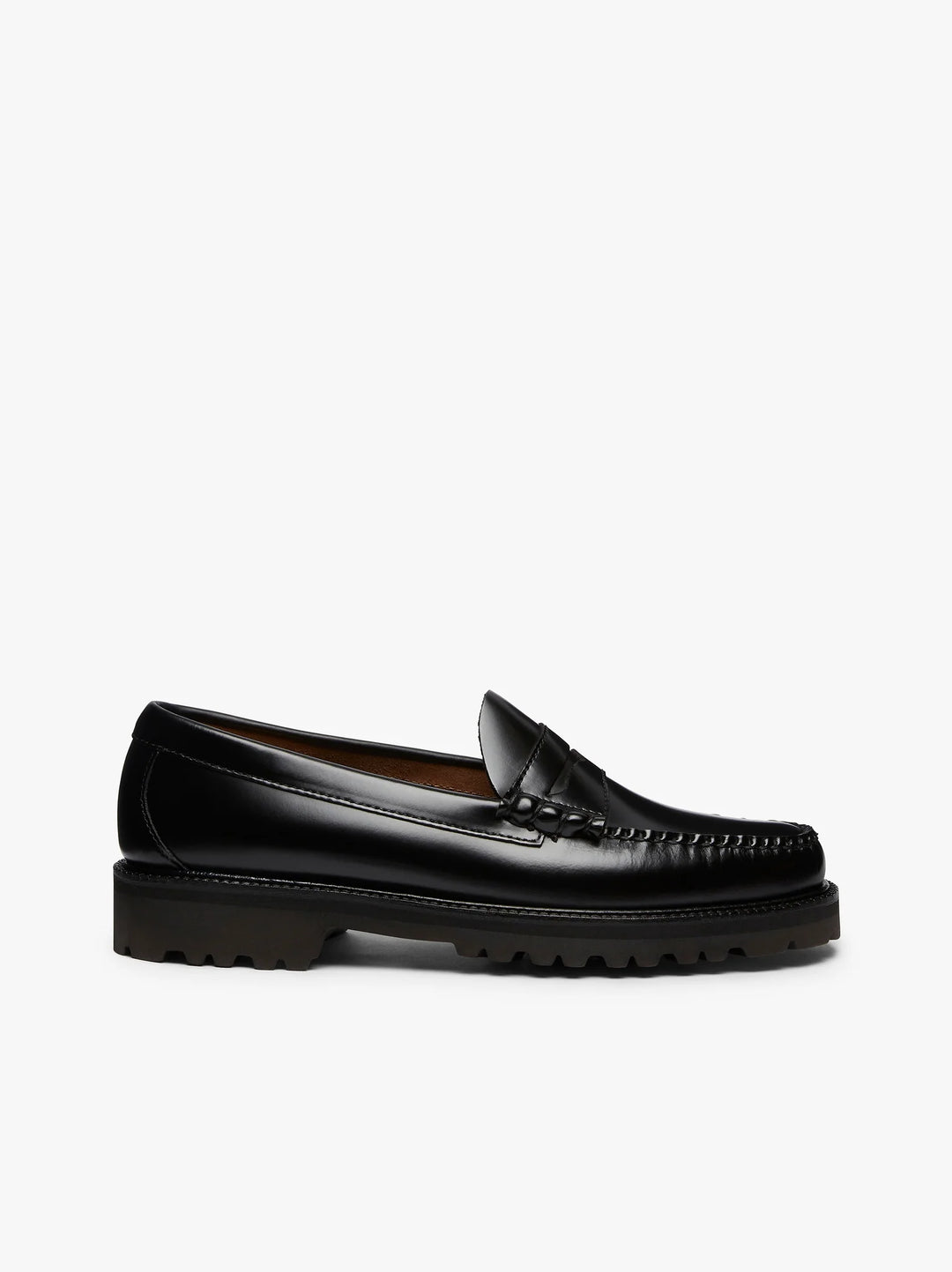 Bass black loafers shop