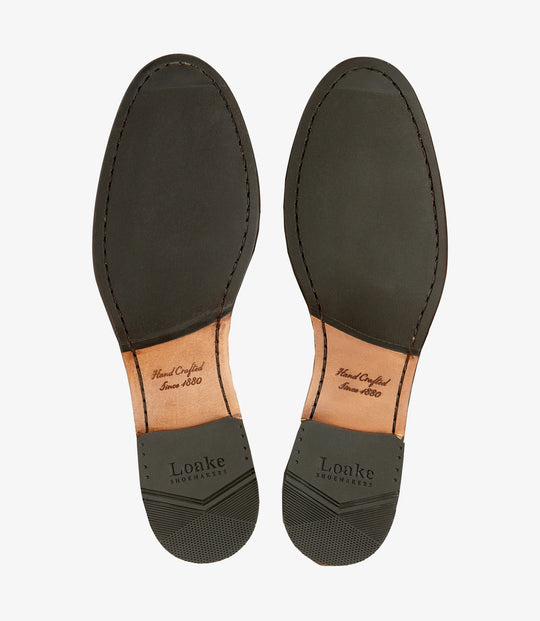 Loake Belgrave Mørkebrun ruskind Loafer