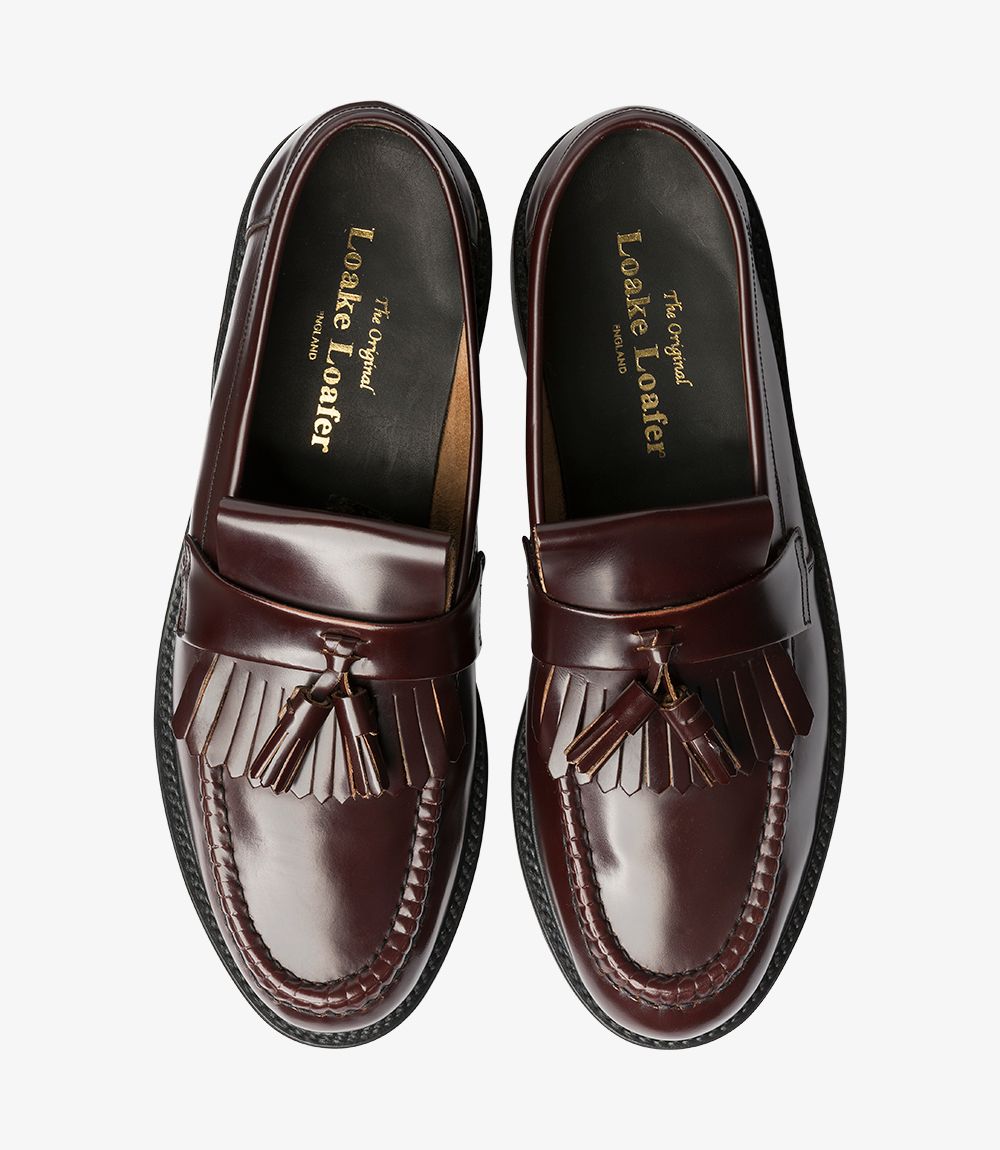 Loake Brighton Oxblood Polished Leather