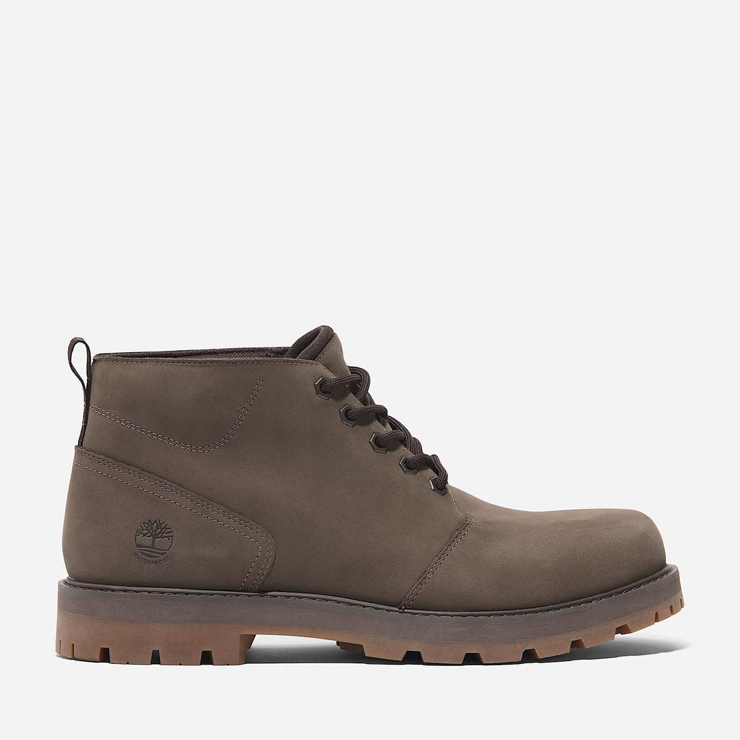 Timberland Britton Road Mid Lace-Up Waterproof Chukka Boot  - ankelstøvle til mænd - mellembrun nubuck