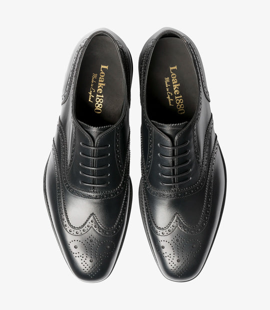 Loake Buckingham Black Calf Leather