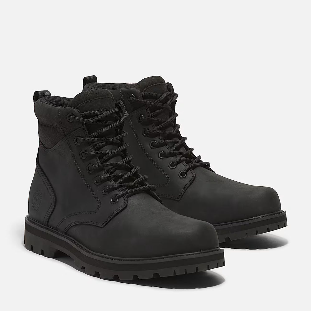 Timberland Britton Road Mid Lace Up Boot Black Full Grain