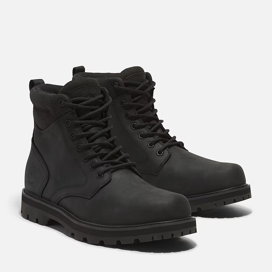Timberland Britton Road Mid Lace Up Boot Black Full Grain
