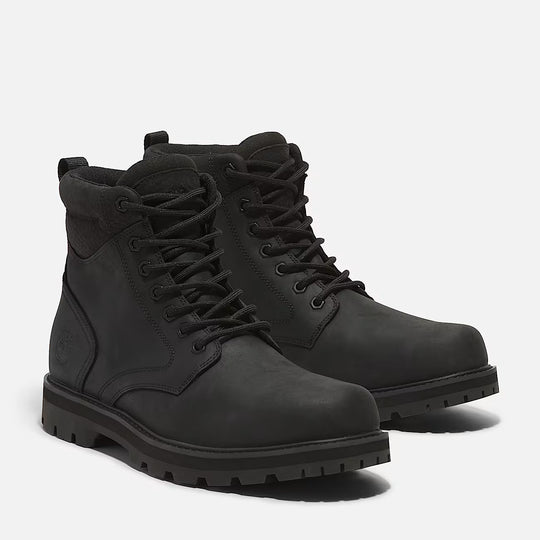 Timberland Britton Road Mid Lace Up Boot Black Full Grain