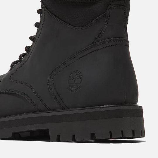 Timberland Britton Road Mid Lace Up Boot Black Full Grain