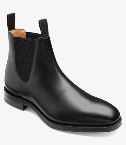 Loake 1880 Chatsworth Black Leather Chelsea Boots