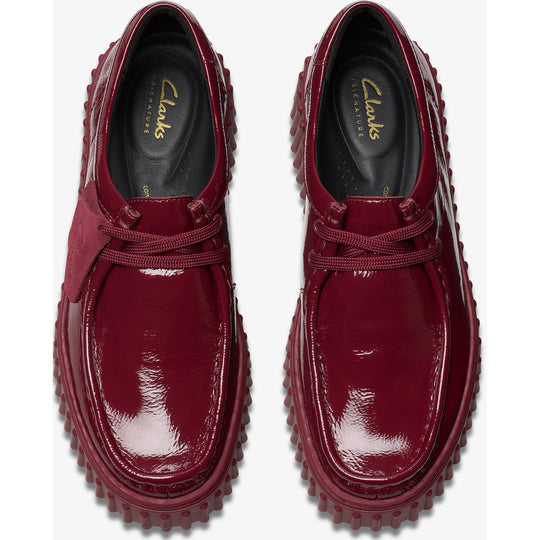 Clarks Torhill Bee Burgundy Patent