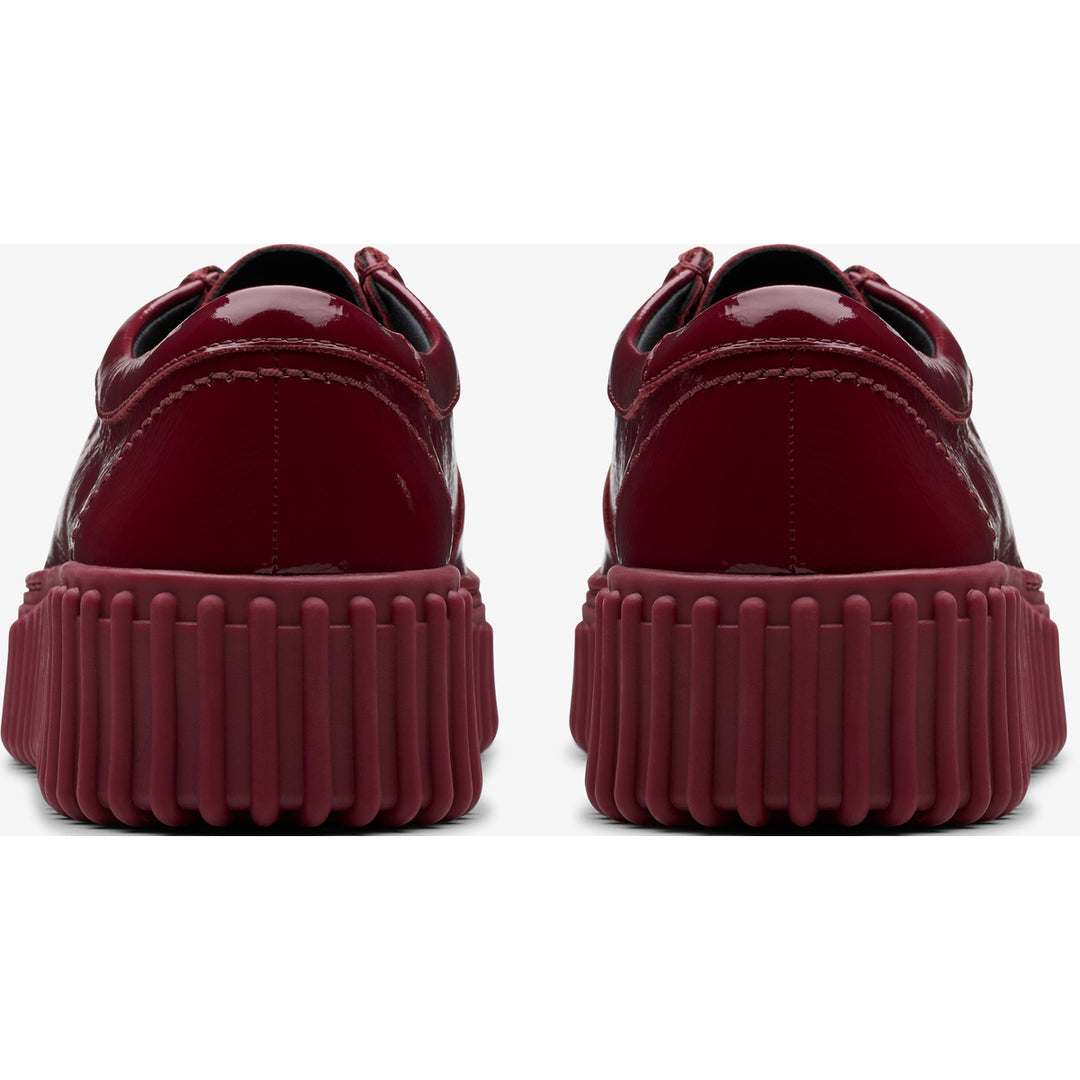 Clarks Torhill Bee Burgundy Patent