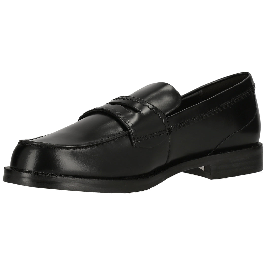 Clarks Straven Edge Sort Læder Dame