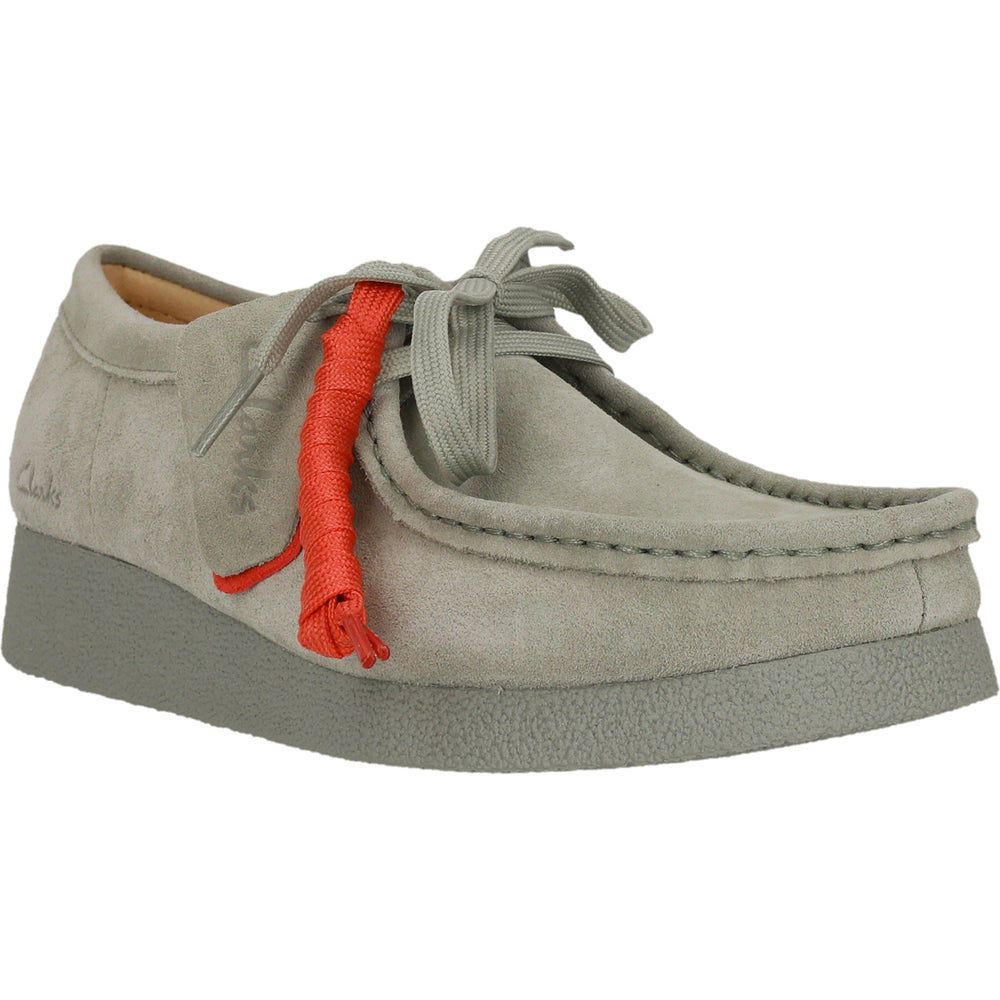 Clarks WallabeeEVOSh Lysegrøn Ruskind