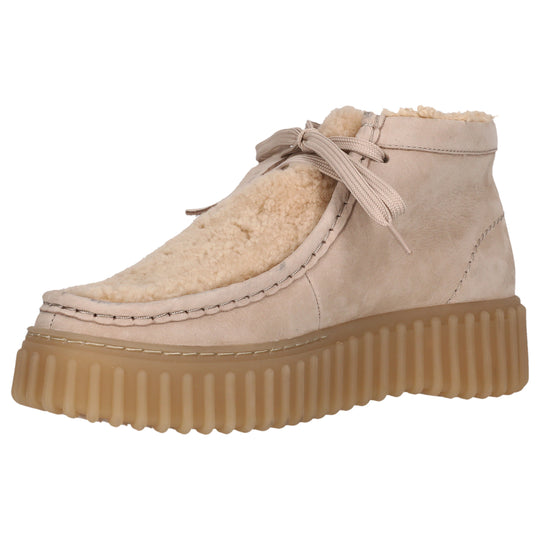 Clarks Torhill Moss D Sandfarvet læder