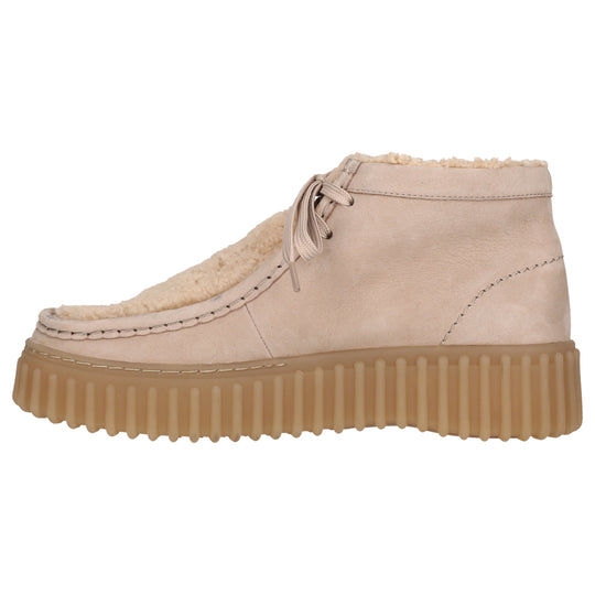 Clarks Torhill Moss D Sandfarvet læder