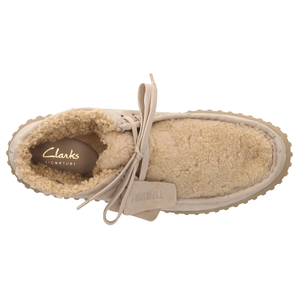 Clarks Torhill Moss D Sandfarvet læder