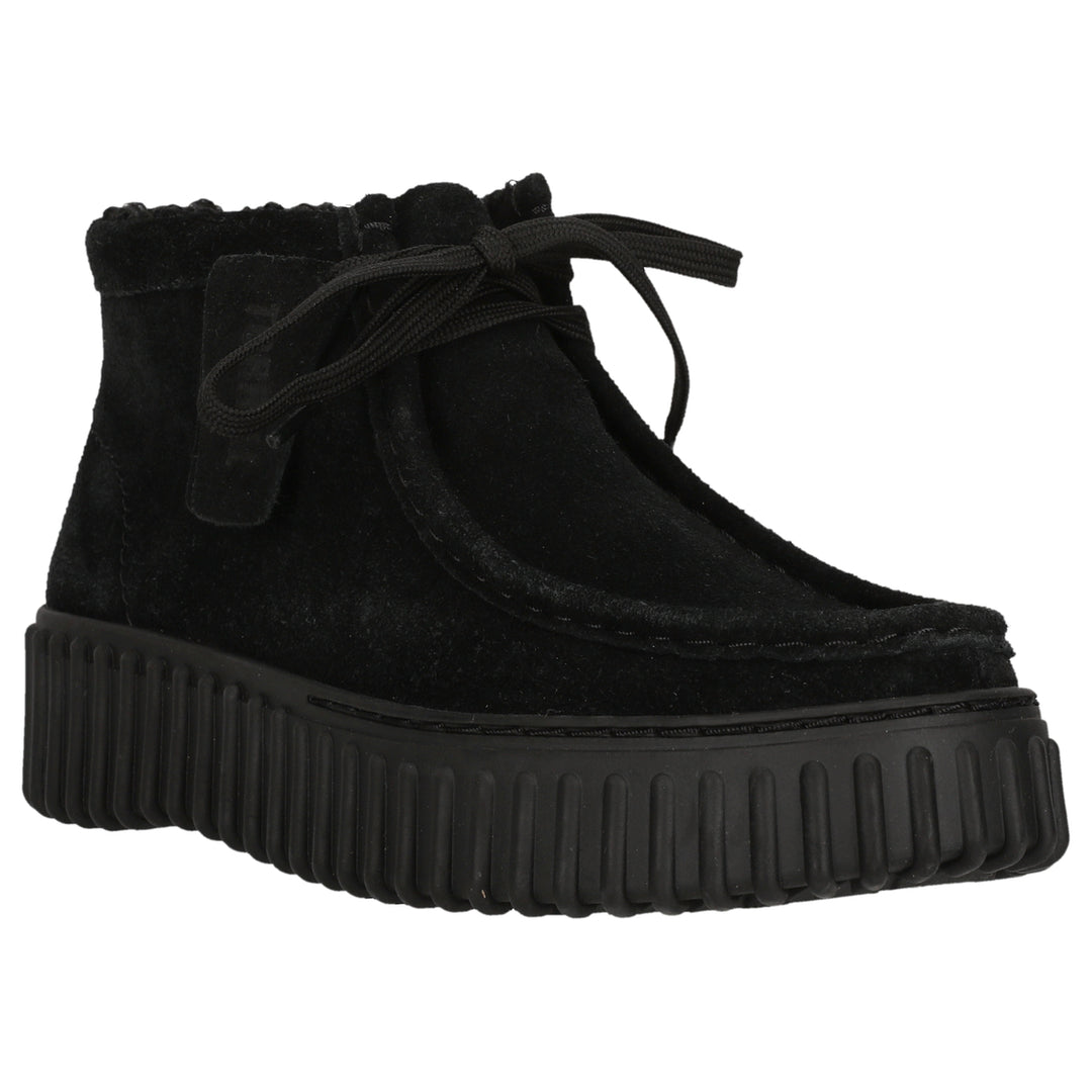 Clarks Torhill Moss D Sort Med For