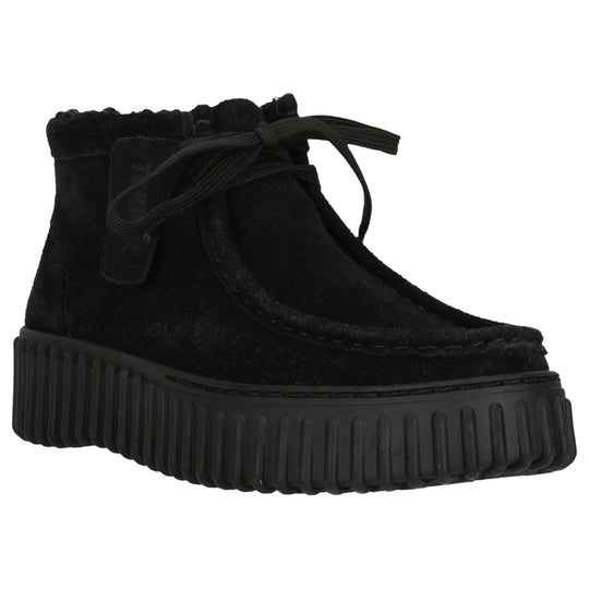 Clarks Torhill Moss D Sort Med For