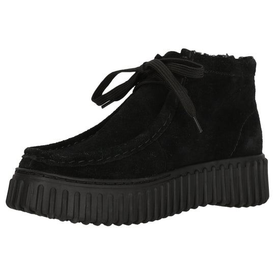 Clarks Torhill Moss D Sort Med For