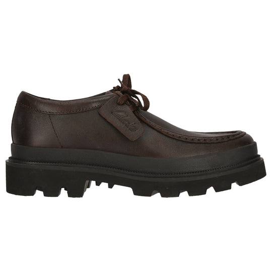 Clarks Badell Seam G Mørkebrun Læder