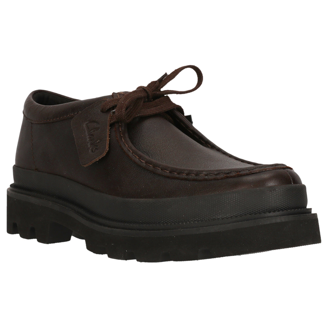 Clarks Badell Seam G Mørkebrun Læder