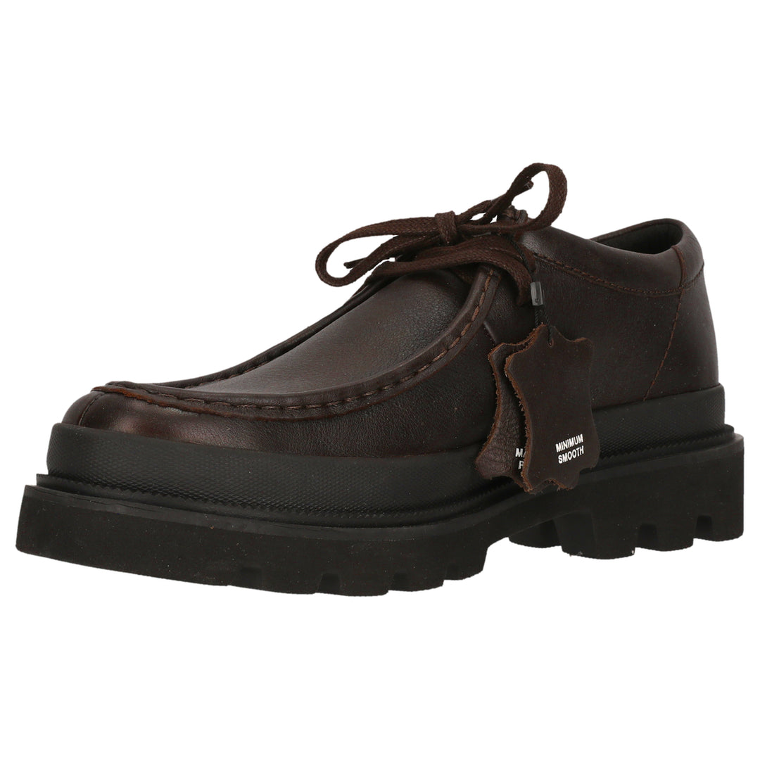 Clarks Badell Seam G Mørkebrun Læder