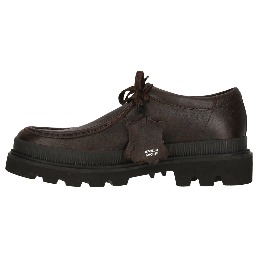 Clarks Badell Seam G Mørkebrun Læder