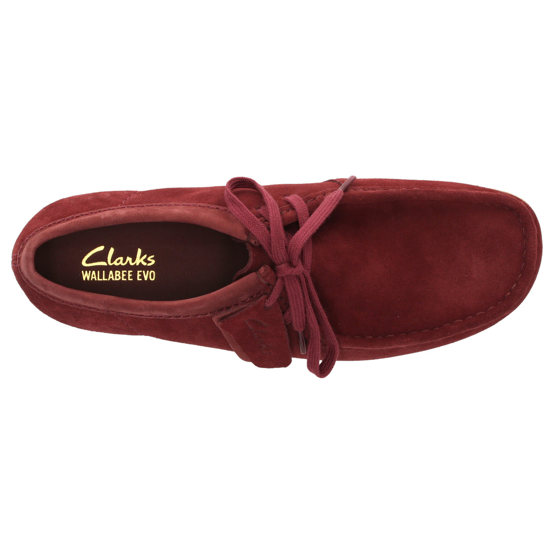 Clarks WallabeeEVO Burgundy Ruskind