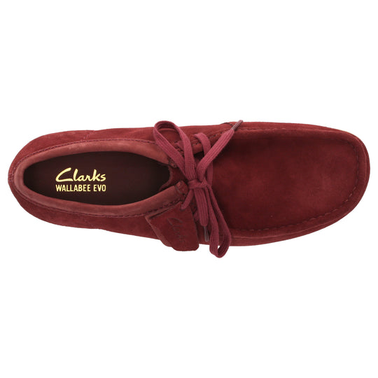 Clarks WallabeeEVO Burgundy Ruskind