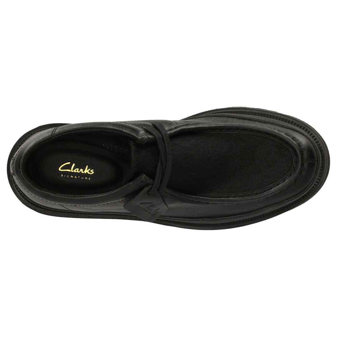 Clarks Badell Seam G Sort læder