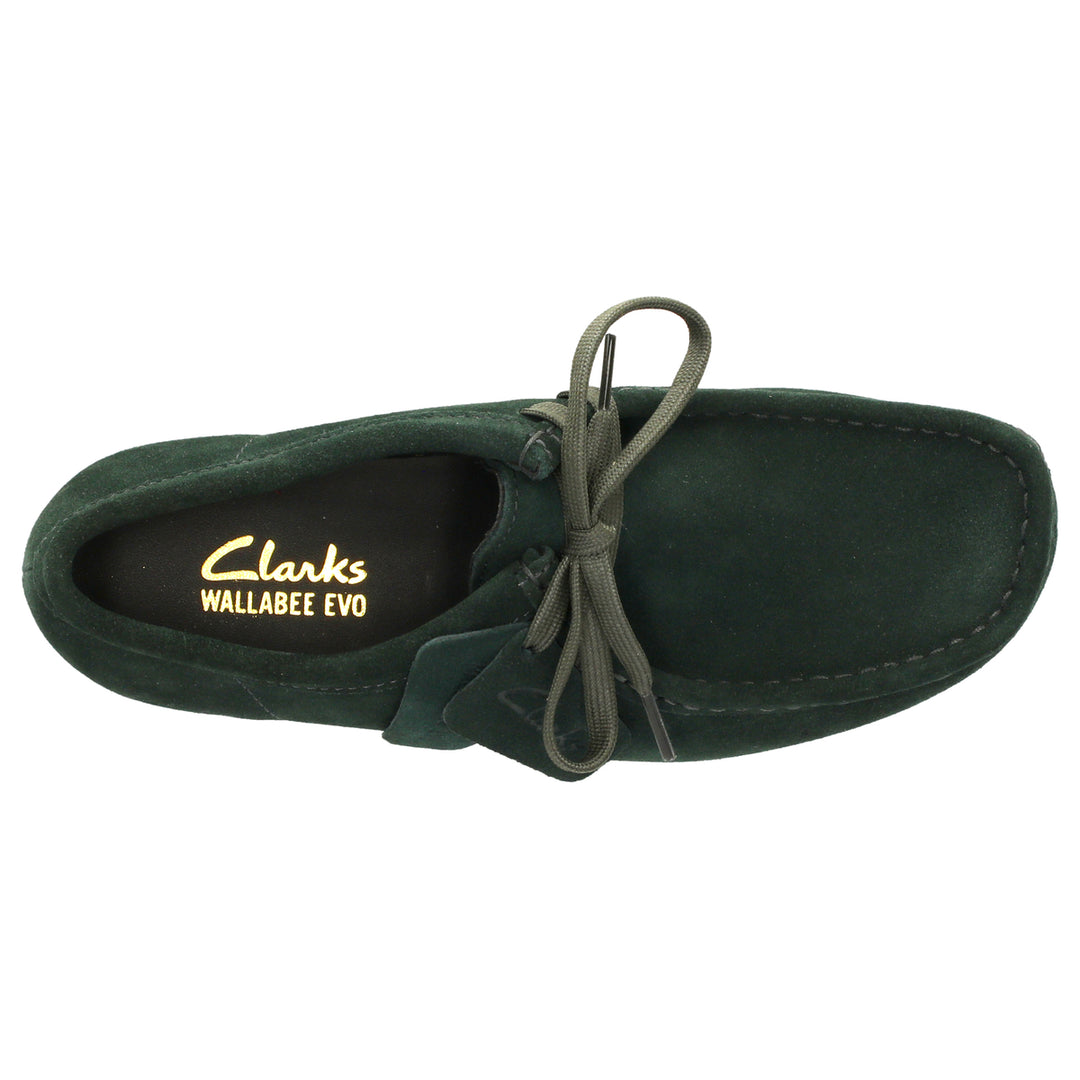 Clarks WallabeeEVOSh Mørkegrøn Ruskind