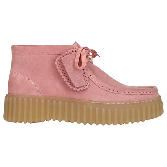 Clarks Torhill Moss D Lyserød Ruskind