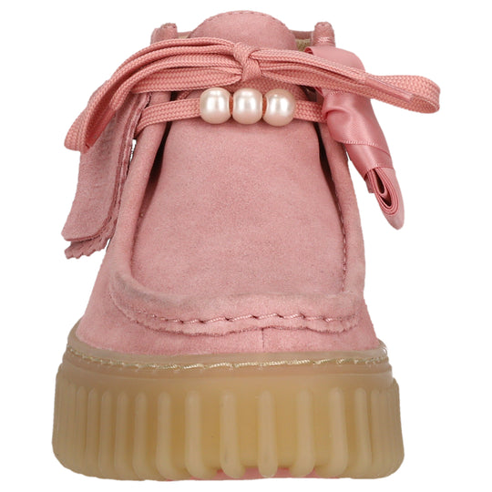 Clarks Torhill Moss D Lyserød Ruskind