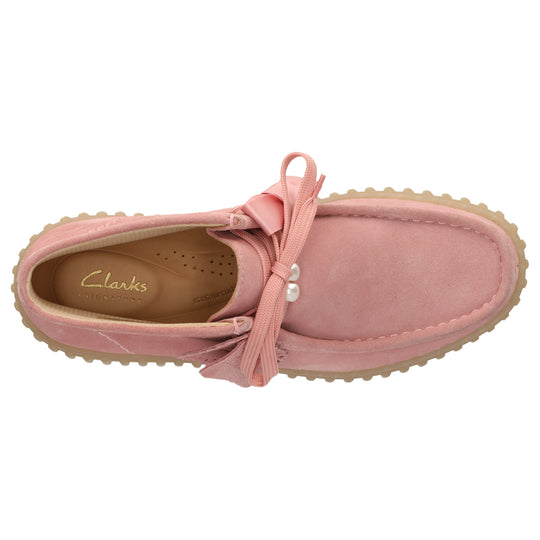 Clarks Torhill Moss D Lyserød Ruskind