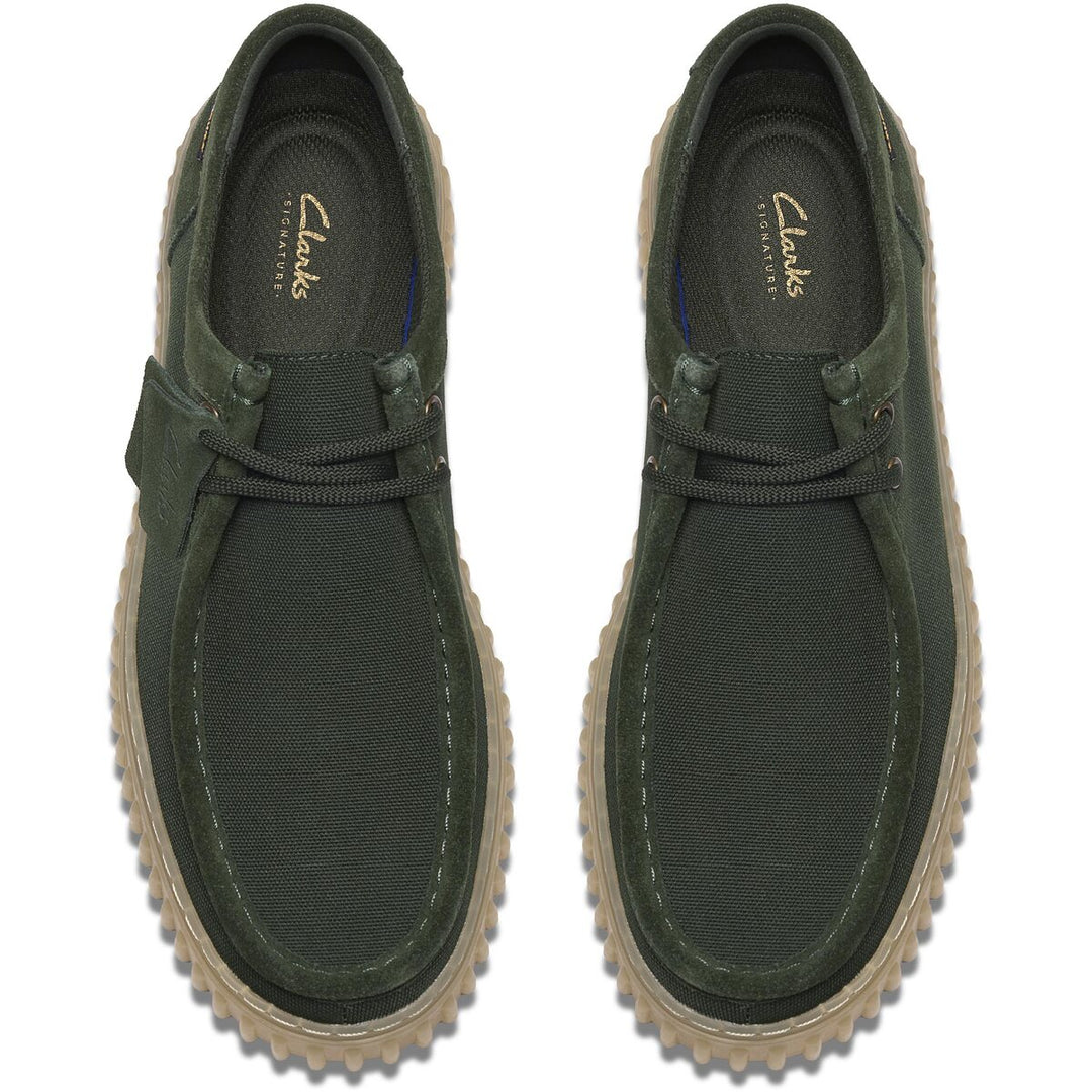 Clarks Torhill Lo Grøn Tekstil