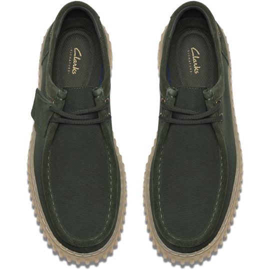 Clarks Torhill Lo Grøn Tekstil