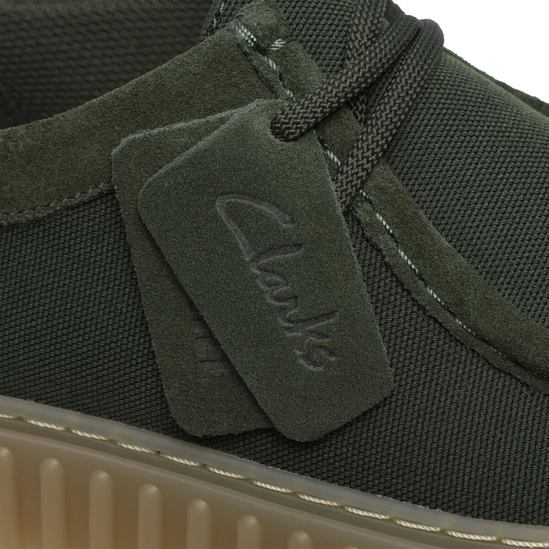 Clarks Torhill Lo Grøn Tekstil