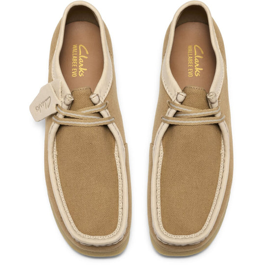Clarks Wallabee Tan Combi