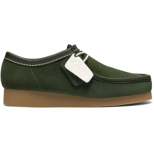 Clarks WallabeeEVO Grøn Ruskind