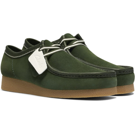 Clarks WallabeeEVO Grøn Ruskind