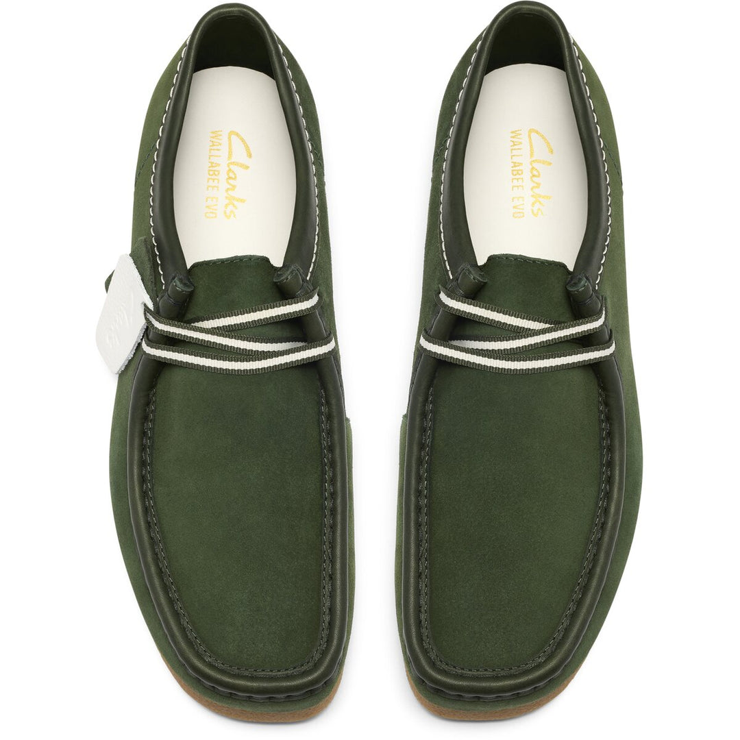 Clarks WallabeeEVO Grøn Ruskind