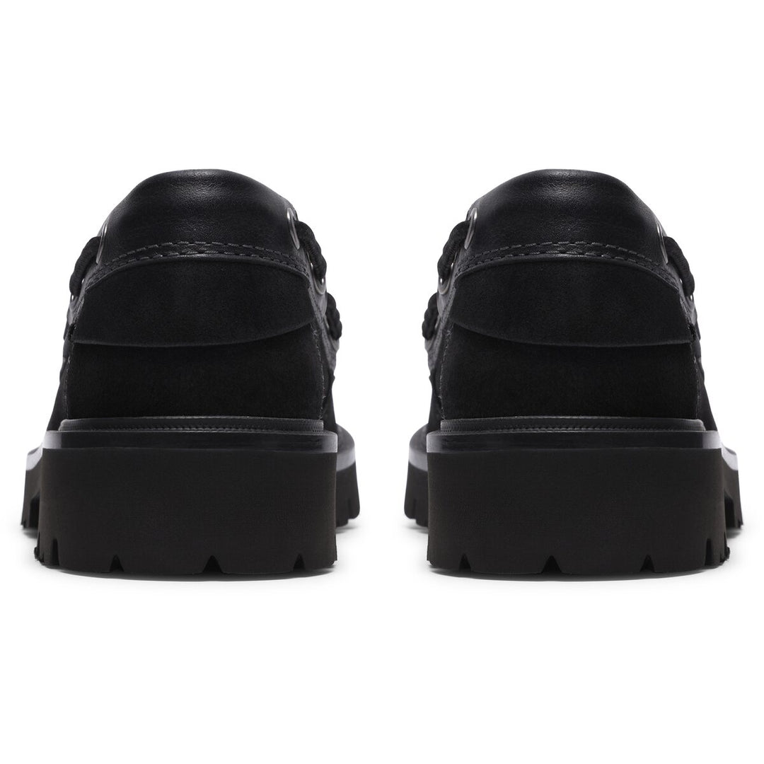 Clarks Cleyhill Sort Ruskind Båd Sko